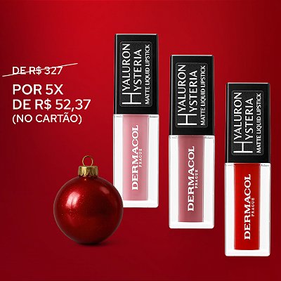 Kit Hysteria xxx (3 batons líquidos matte Hyaluron Hysteria)