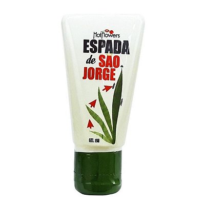 Gel Estimulador De Ereção Espada De São Jorge 15g Hot Flowers REF 2224