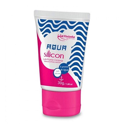 Gel Lubrificante Corporal Aqua Silicon 30g La Pimienta