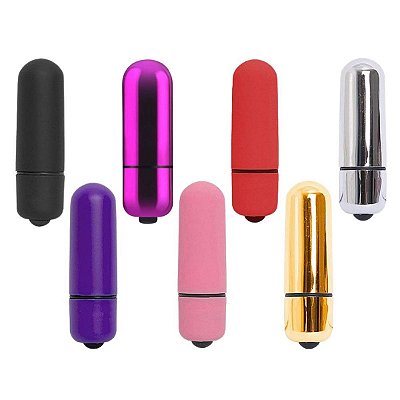 Estimulador de Clitóris Mini Cápsula Vibratória Power Bullet Com 1 Vibração REF 5162