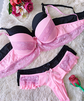 Conjunto de Lingerie Pantera 5715