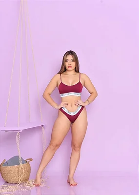 Conjunto Top Sem Bojo CK