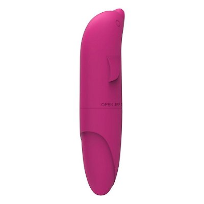 Vibrador Ponto G Aveludado Golfinho - Cores Sortidas
