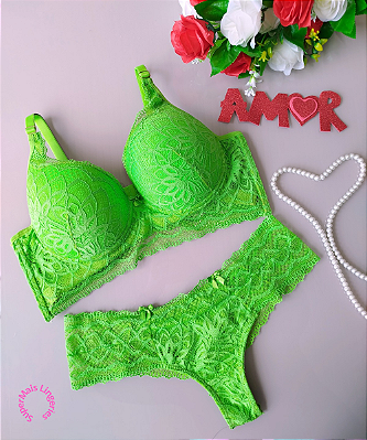 Conjunto Cropped Verde Neon