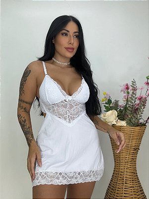 Camisola Perla Com Calcinha REF 203