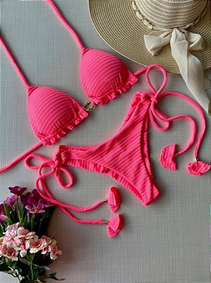 Biquíni Babadinho Rosa