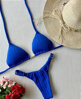 Biquíni Fio Regulagem Azul Marinho