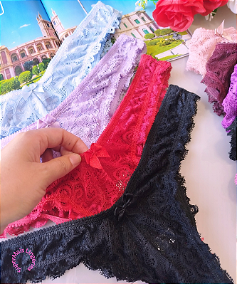 Calcinha Geane em Renda REF C1R