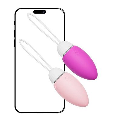 Bullet Vibratório com 10 Modos de Vibração Recarregável e Controle por Aplicativo REF 2228