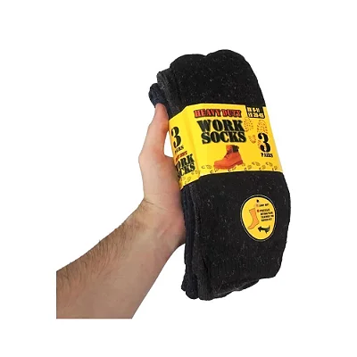 Kit 3 Pares Meia Masculina Grossa Cano Longo