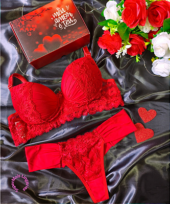 Conjunto Lingerie Dia dos Namorados REF 4026