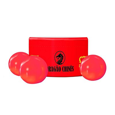 Bolinha Dragão Chines Cápsulas de Óleo Corporal Excitante Super Quente 3 Unidades Sexy Fantasy