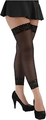 Meia 7/8 em Tule e Renda REF 2283