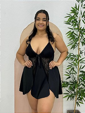 Camisola Micro Plus Size REF 8812