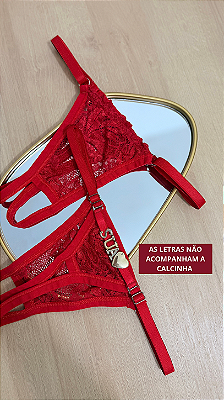 Calcinha Apressadinha Plus Size em Renda de Regulagem