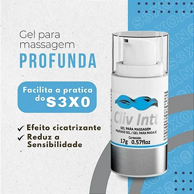 Gel Dessensibilizante Anal Cliv Intt 17G – Conforto e Prazer