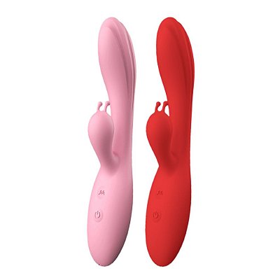 Vibrador Dobrável com Estimulador de Clitóris Rabbit