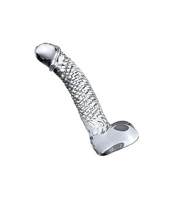 Dildo de Vidro Matteo - Com Ondulações
