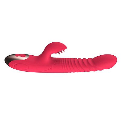 LBW-2025C-T - Vibrador Vai e Vem Esquenta Fish Tongue LBW2025CT