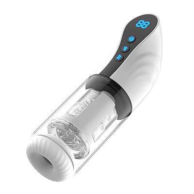 Massageador Masturbador Masculino com Pulsação e Led