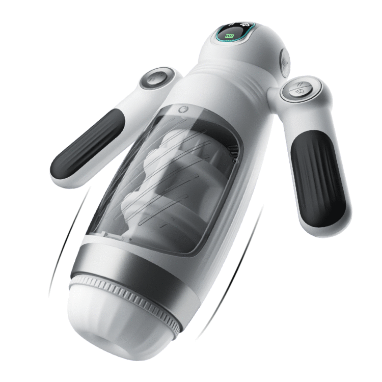 Massageador  Masculino Formato de Robô com Sobe e Desce