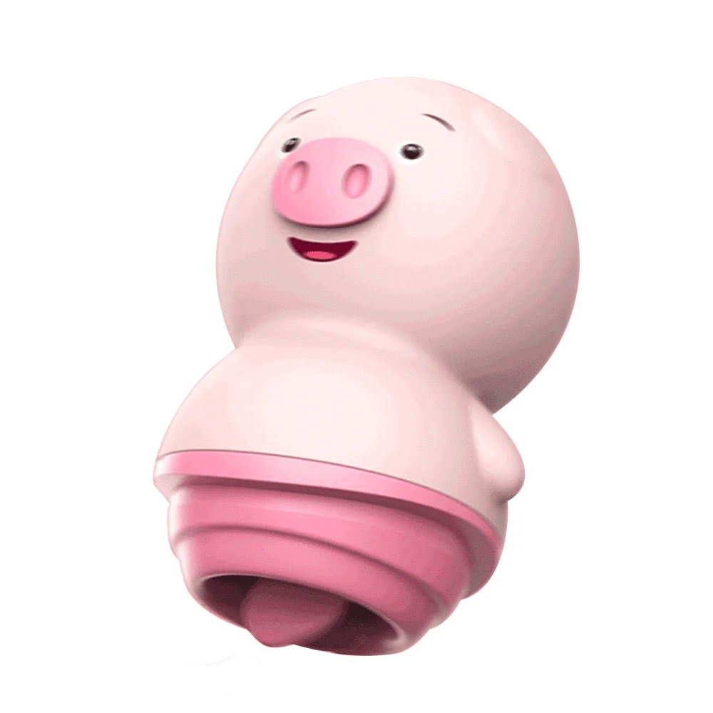 Porquinho Vibrador e Estimulador de Clitóris - Recarregável