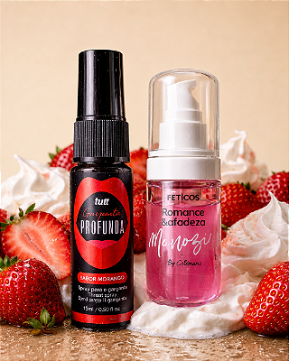 Kit Gel Garganta Profunda INTT + Gel Sabor Leite Condensado Momozin