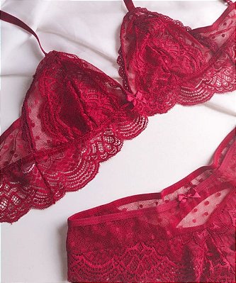 Conjunto Marina - Vermelho