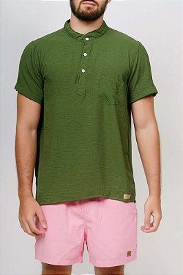 Camiseta Gola Padre Verde Oliva