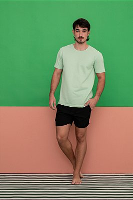 Camiseta Tricô Verde Claro