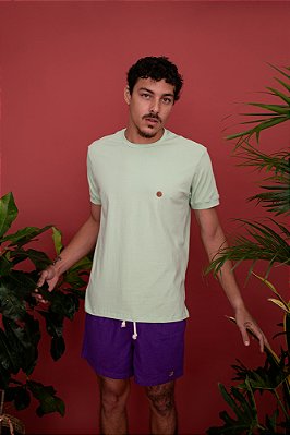 Camiseta Básica Cotton Verde Claro