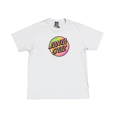 Camiseta Santa Cruz Contra Dot Pop Branco