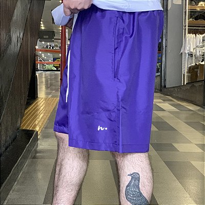Bermuda Nipe Tactel Roxo