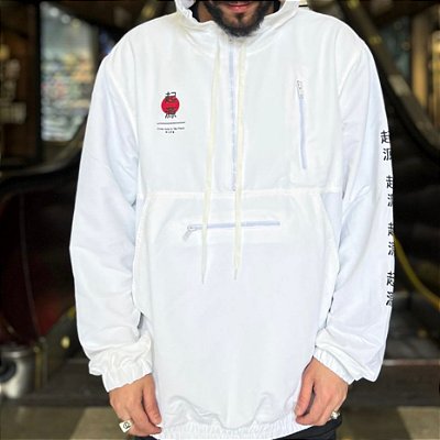 Jaqueta Nipe Corta Vento Origens Branco