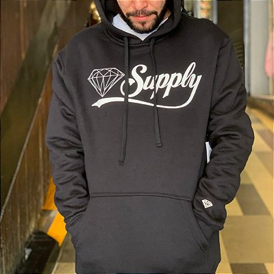 Moletom Diamond Canguru Crystal Ball Hoodie Black