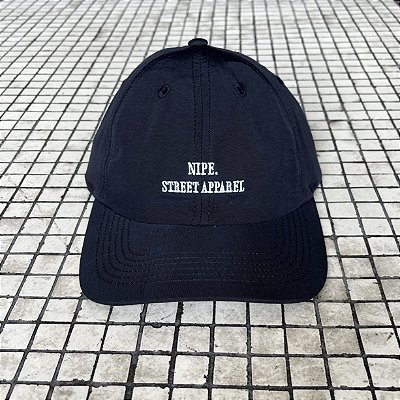 Boné Nipe Aba Curva Tactel Preto