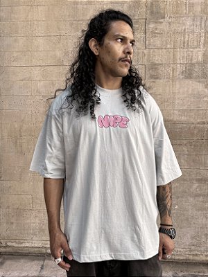 Camiseta Nipe Oversized Downtown Crew Heather
