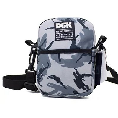 Shoulder Bag Dgk Disrupt Cammo Gray