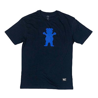 Camiseta Grizzly Og Bear Logo Navy/Blue