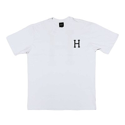 Camiseta Huf Silk Mc Essentials Classic Branco