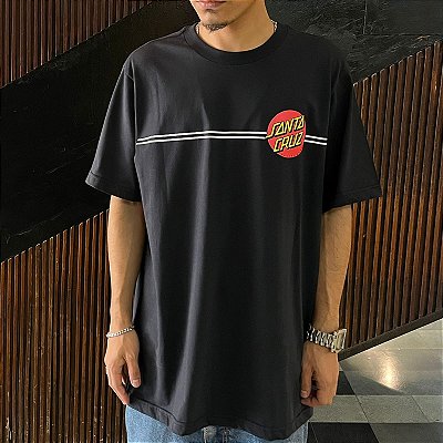 Camiseta Santa Cruz Classic Dot Preto