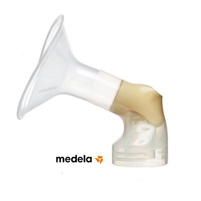 Funil com Conector Medela para Bomba Tira-leite Swing Copa de 24mm