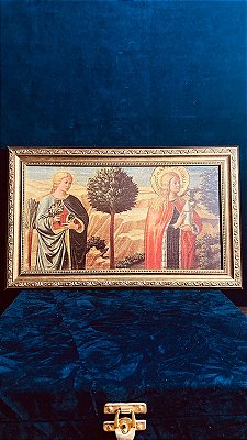 Quadro - SANTA FINA E SANTA MADALENA — BENOZZO GOZZOLI