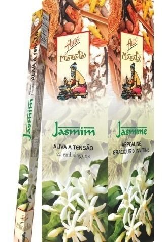 Incenso Natural Flute Massala Jasmin 7 Varetas