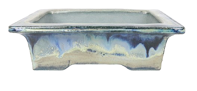 Vaso Retangular Esmaltado Onodera 19 X 15 X 4,5 cm