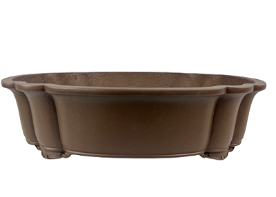 Vaso Grande Para Bonsai Oval Flor Koda em Fibra de Vidro de Alta Resistência  51 x 38 x 11cm