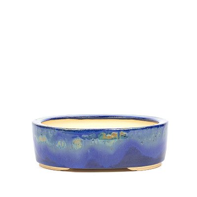 Vaso Oval Esmaltado Onodera 21,5 X 17 X 6 cm