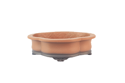 Vaso Para Bonsai Oval Flor Koda em Fibra de Vidro de Alta Resistência  14 X 11 X 4 CM
