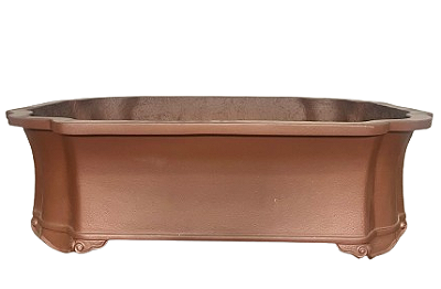 Vaso Grande Retângular Para Bonsai Koda em Fibra de Vidro de Alta Resistência 66 X 50 X 16 cm