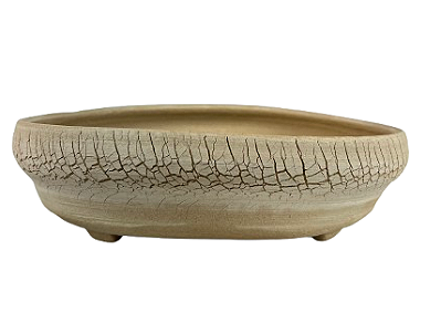 Vaso Oval Fosco Heloisa Faria 25 X 20 X 6 cm